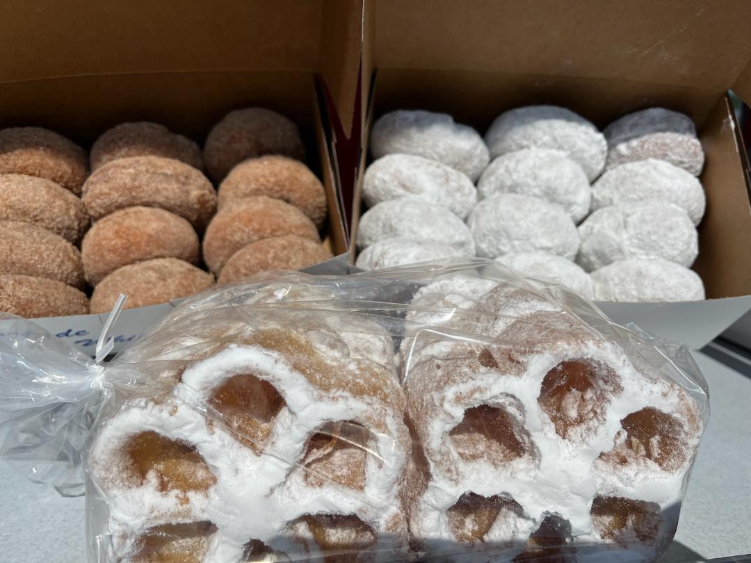 Cinnamon Donuts, Sugar Donuts, & Waffles